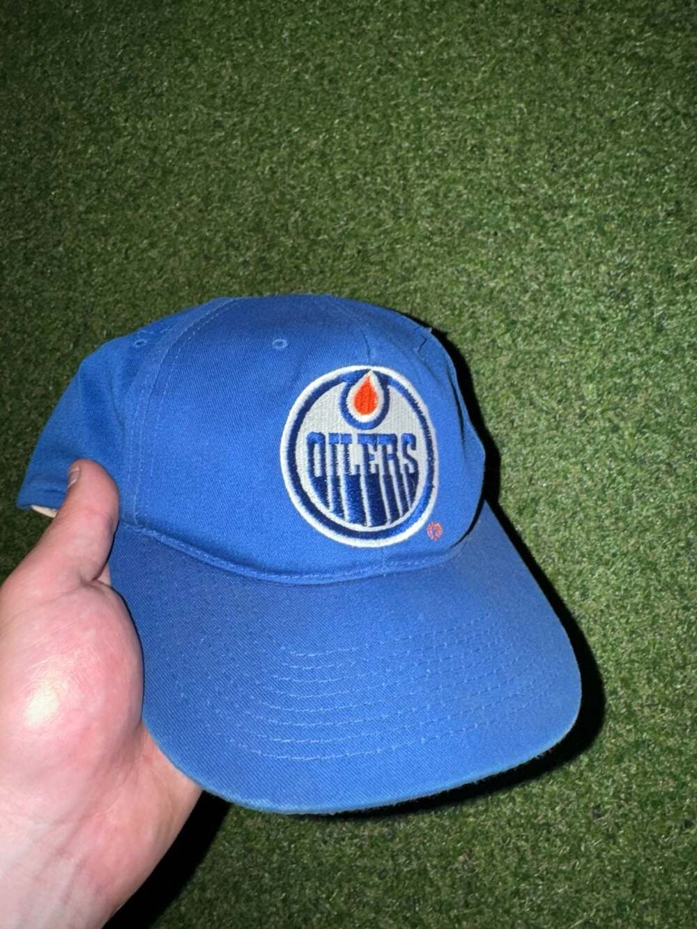 First Pick Sports Edmonton Oilers NHL Snapback Hat Blue